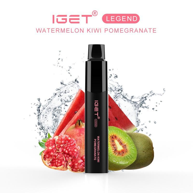 IGET LEGEND STRAWBERRY WATERMELON - 4000 PUFFS — buy online Australia | Aussie Vape